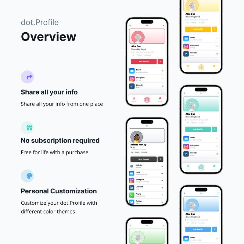 Dot.Bundle - Digital Business Card - Ultimate Networking Starter Kit - Tap to Share