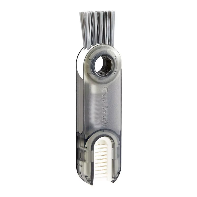 1PC Cleaning Brush Three in One Cup Brush Water Cup Cleaning Artifact Thermos Bottle Gap U-Shaped Cup Mouth Cup Lid Brush