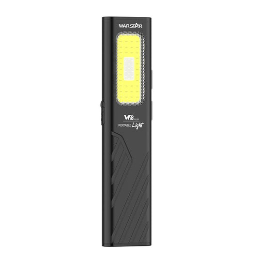 WARSTAR WT8 Magnetic 800LM Pocket Flashlight USB-C Rechargeable Dual-Beam Work Light for Camping Hiking Fishing Car Repair Portable 800 Lumens