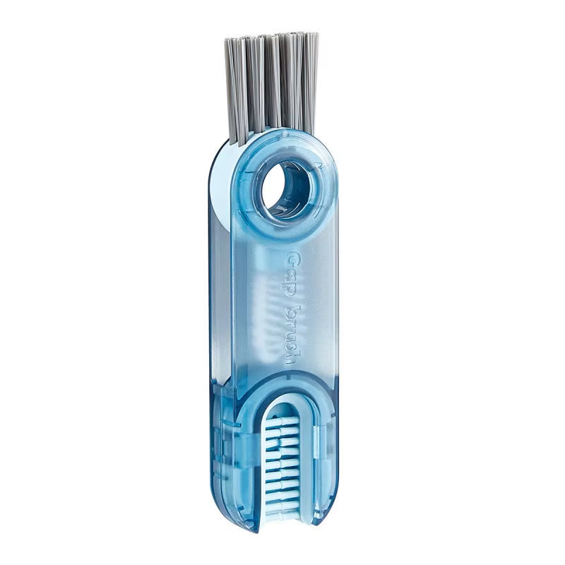 1PC Cleaning Brush Three in One Cup Brush Water Cup Cleaning Artifact Thermos Bottle Gap U-Shaped Cup Mouth Cup Lid Brush