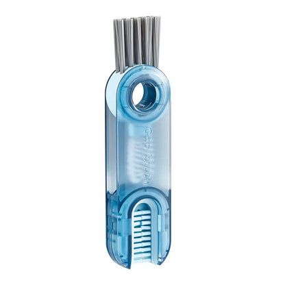 1PC Cleaning Brush Three in One Cup Brush Water Cup Cleaning Artifact Thermos Bottle Gap U-Shaped Cup Mouth Cup Lid Brush