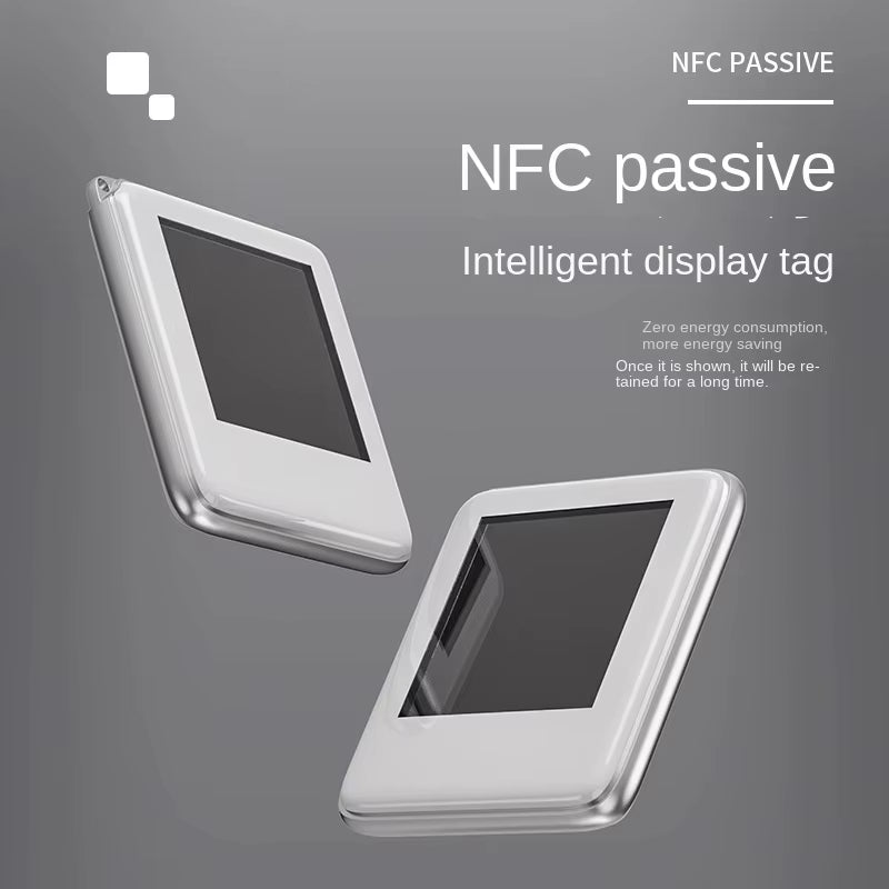 NFC Function Memory Keyring 1.54-Inch Three Color Display Screen Image Wireless Transmission Keychain Ink Screen